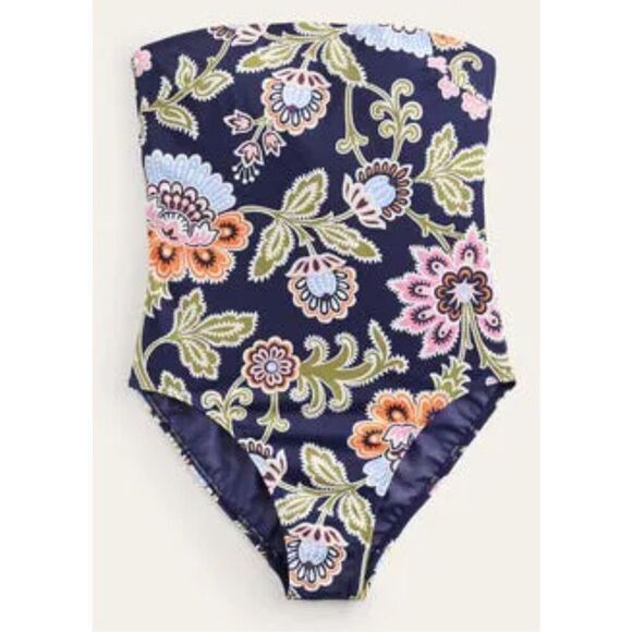 NWOT BODEN Support Bandeau Swimsuit, 34A, $130 A50 - Picture 1 of 10